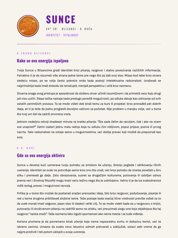 Primer opisa planete