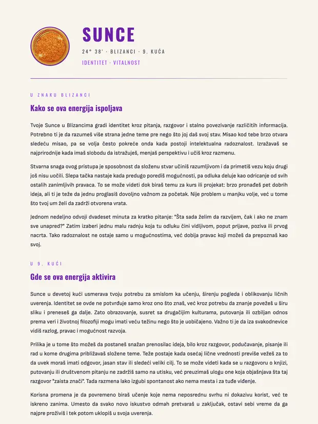 Primer opisa planete